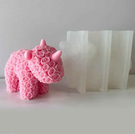 Lyba moulds 3D Rose Unicorn Pony Candle Chocolate Silicone Mould - Bakeware India