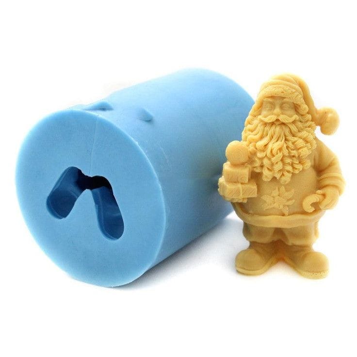 Lyba Moulds 3D Santaclaus Candle Silicone Mould - Bakeware India