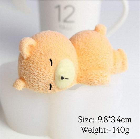 Lyba moulds 3D Sleeping Teddy Bear Silicone Mould for Candle Chocolate - Preorder 25th Feb Dispatch - Bakeware India