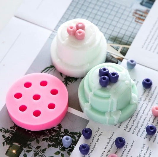 Lyba moulds Blueberry Berry Fondant Chocolate Cake Candle Silicone Mould - Bakeware India