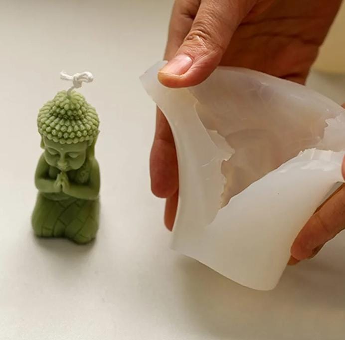 Lyba Moulds Buddha Silicone Candle Mould - Bakeware India