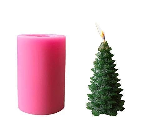 Lyba Moulds Christmas Tree Chocolate Candle Silicone Mould - Bakeware India