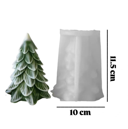 Lyba Moulds Christmas Tree Chocolate Candle Silicone Mould - Bakeware India