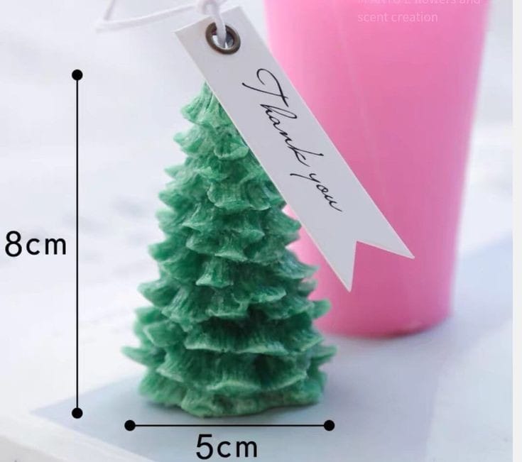 Lyba Moulds Christmas Tree Chocolate Candle Silicone Mould - Bakeware India