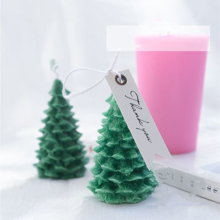 Lyba Moulds Christmas Tree Chocolate Candle Silicone Mould - Bakeware India