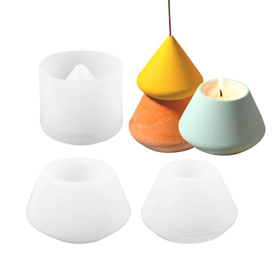 Lyba Moulds Christmas Tree Split Candle Cup Silicone Mould - Bakeware India