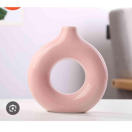Lyba Moulds Donut Flower Vase Concrete Resin Candle Silicone Mould - Bakeware India