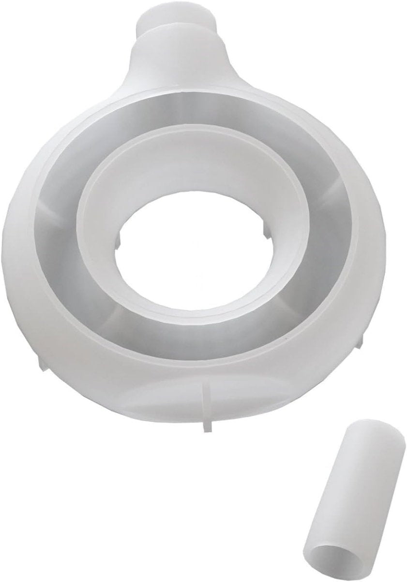 Lyba Moulds Donut Flower Vase Concrete Resin Candle Silicone Mould - Bakeware India