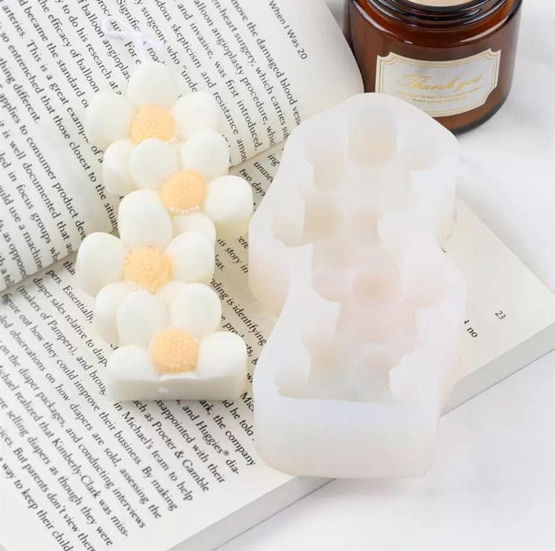 Lyba moulds Flower pillar candle silicone mould - Bakeware India