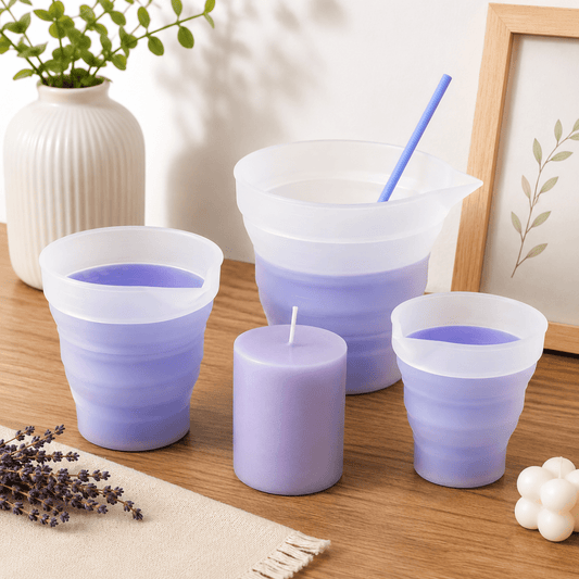 Lyba Moulds Foldable Silicone Pouring Cup Measuring Cup,250ml - Bakeware India