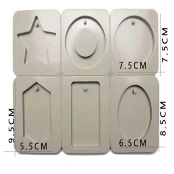 Lyba moulds Geometry Disc Aromatherapy Candle Soap Silicone Mould - Bakeware India