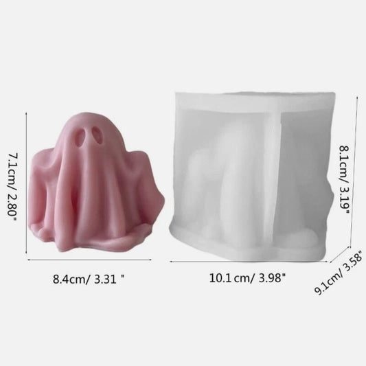 Lyba Moulds Halloween Ghost Candle Chocolate Silicone Mould - Bakeware India