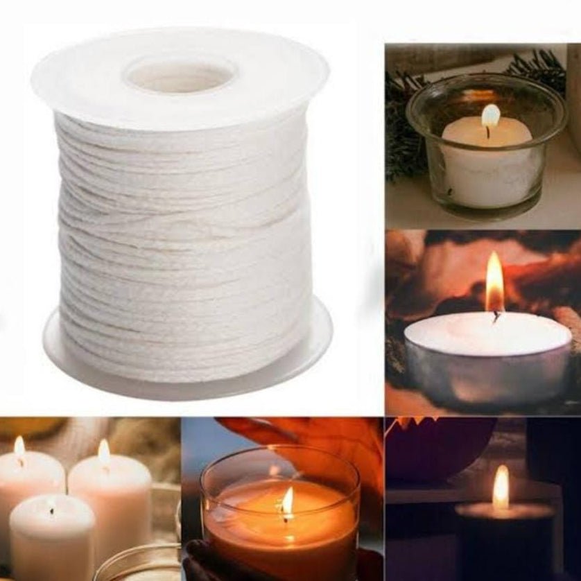 Lyba moulds Imported Noncoated Cotton Wick Roll ,61meter - Bakeware India