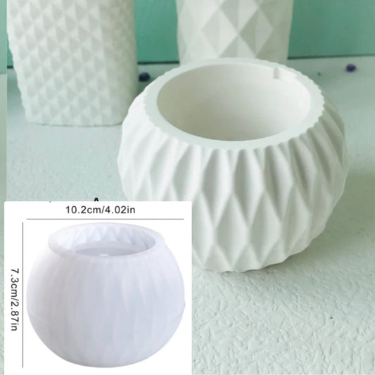 Lyba Moulds Round Epoxy Resin Mug Jar Silicone Mould - Bakeware India