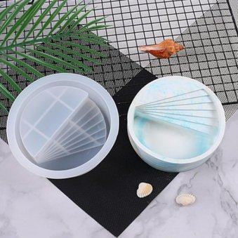 Lyba moulds Round Planter Stairs Silicone Mould - Bakeware India