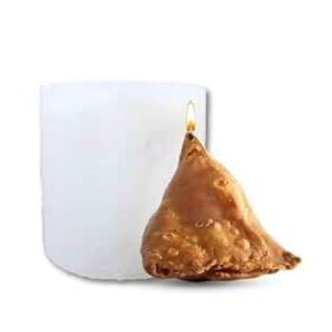 Lyba Moulds Samosa Candle Silicone Fondant Mould - Bakeware India