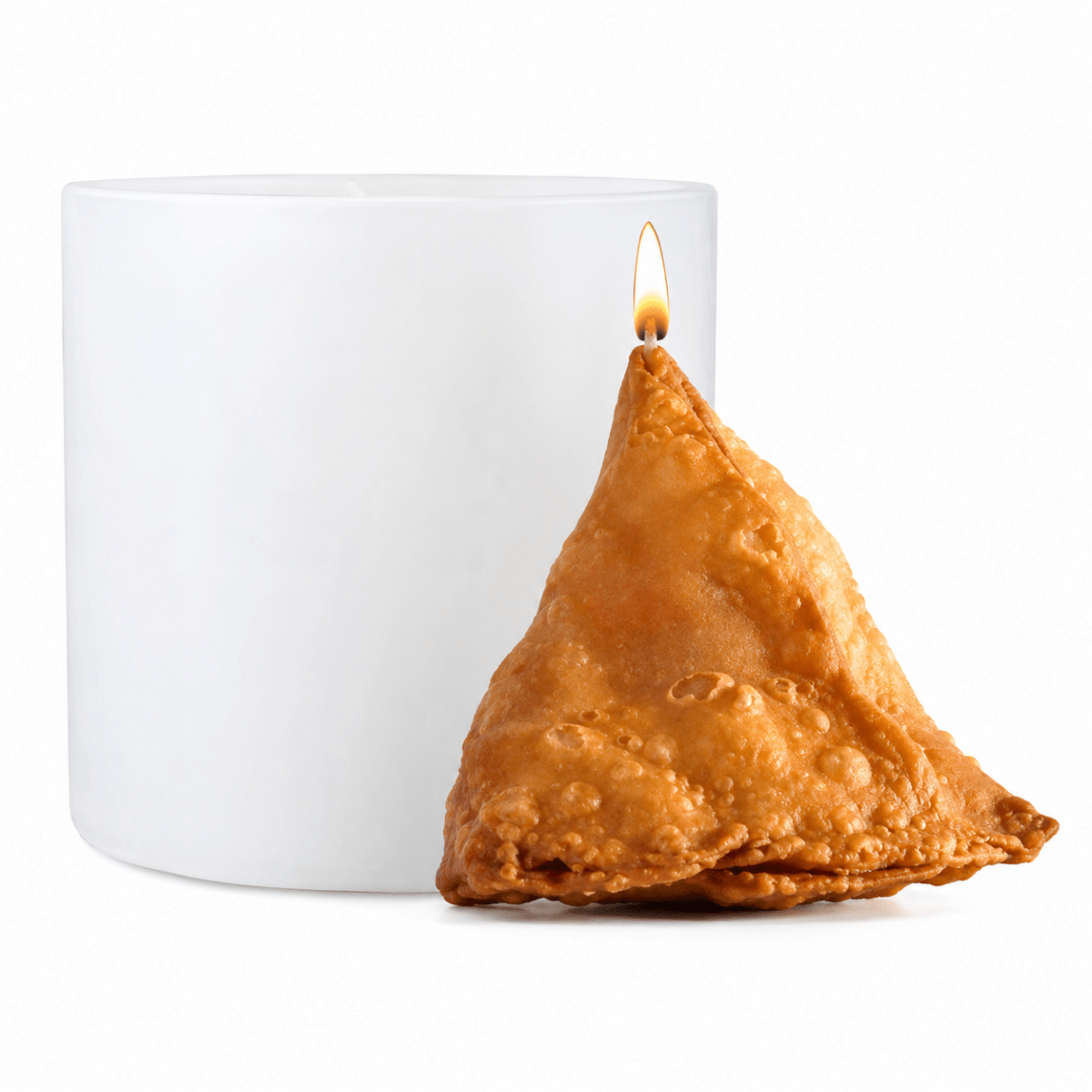 Lyba Moulds Samosa Candle Silicone Mithai Fondant Mould - Bakeware India
