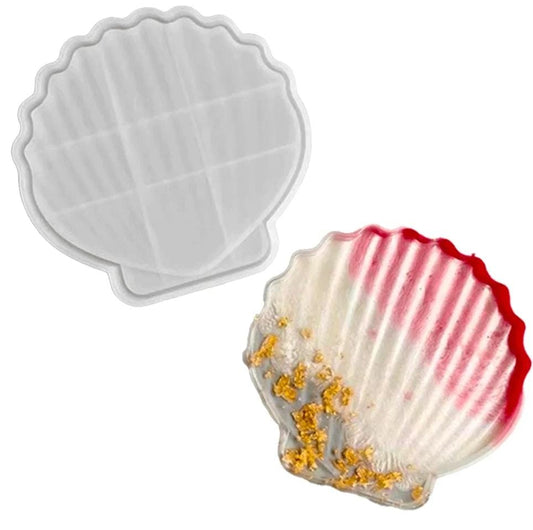 Lyba Moulds Shell Tray Dish Resin Silicone Mould - Bakeware India