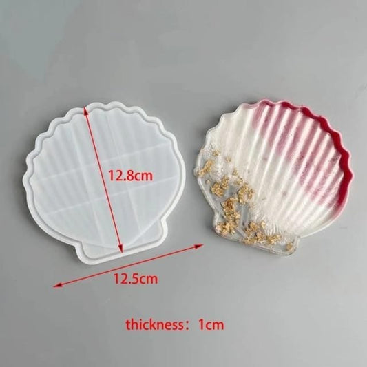 Lyba Moulds Shell Tray Dish Resin Silicone Mould - Bakeware India