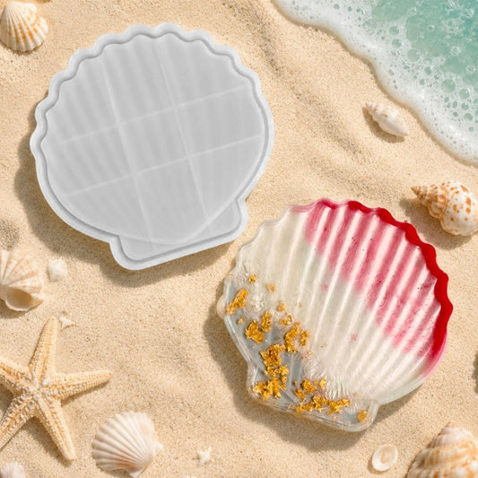 Lyba Moulds Shell Tray Dish Resin Silicone Mould - Bakeware India
