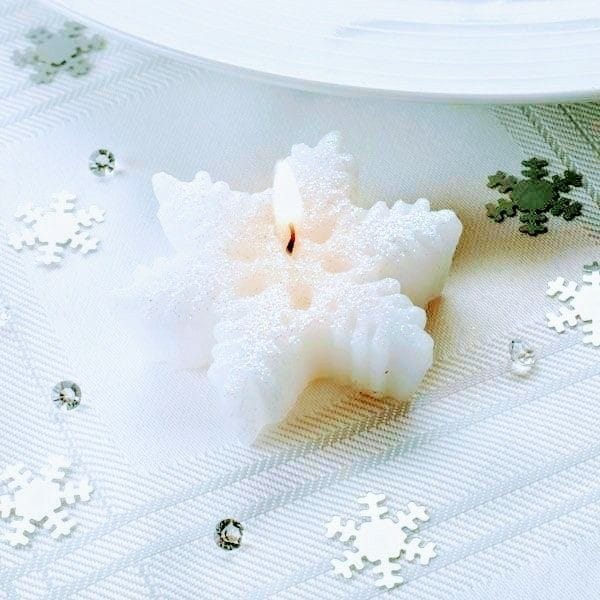 Lyba Moulds Snowflake Candle Silicone Mould - Bakeware India