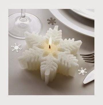 Lyba Moulds Snowflake Candle Silicone Mould - Bakeware India