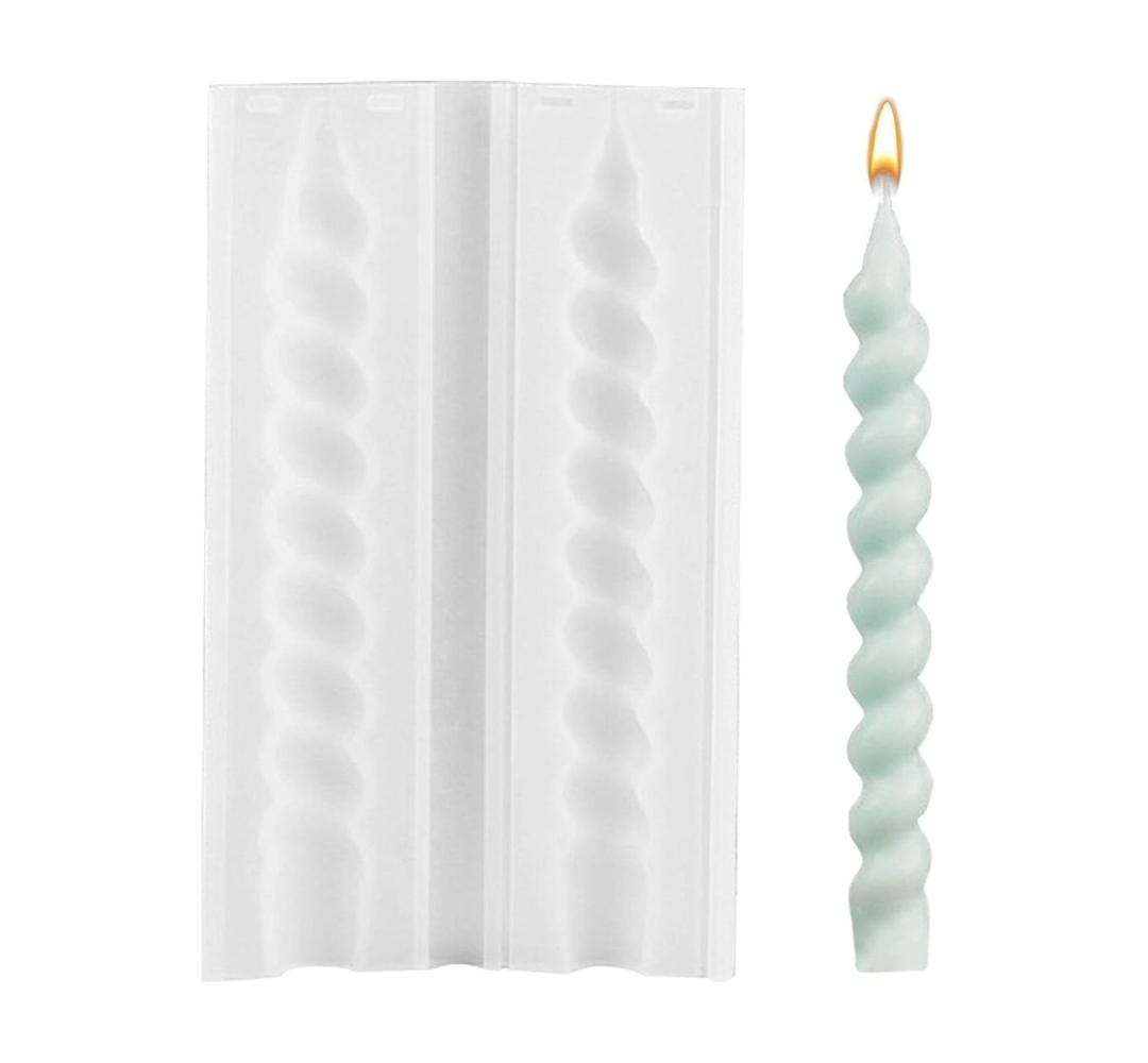 Lyba moulds Spiral Taper Silicone Candle Mould - Bakeware India