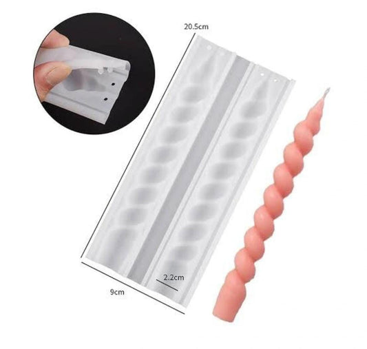 Lyba moulds Spiral Taper Silicone Candle Mould - Bakeware India