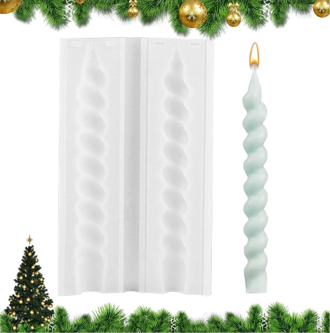 Lyba moulds Spiral Taper Silicone Candle Mould - Bakeware India