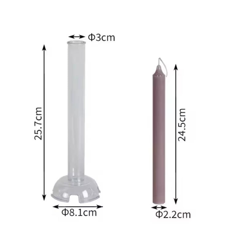 Lyba moulds Tapered Pillar Candle Polycarbonate Mould - Bakeware India