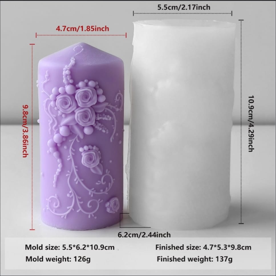 Lyba Moulds Wedding Bridal Series Champagne Bottle Goblet Mould Aromatherapy Candle Silicone Mould, ( select design) - Bakeware India