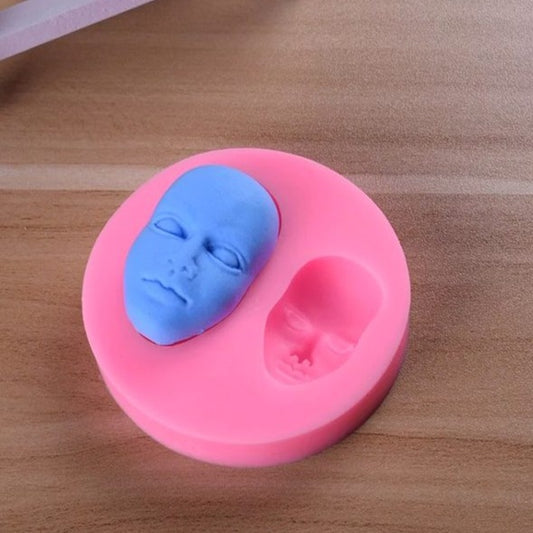 2 in 1 Human Face Silicone Baking Mold Faces