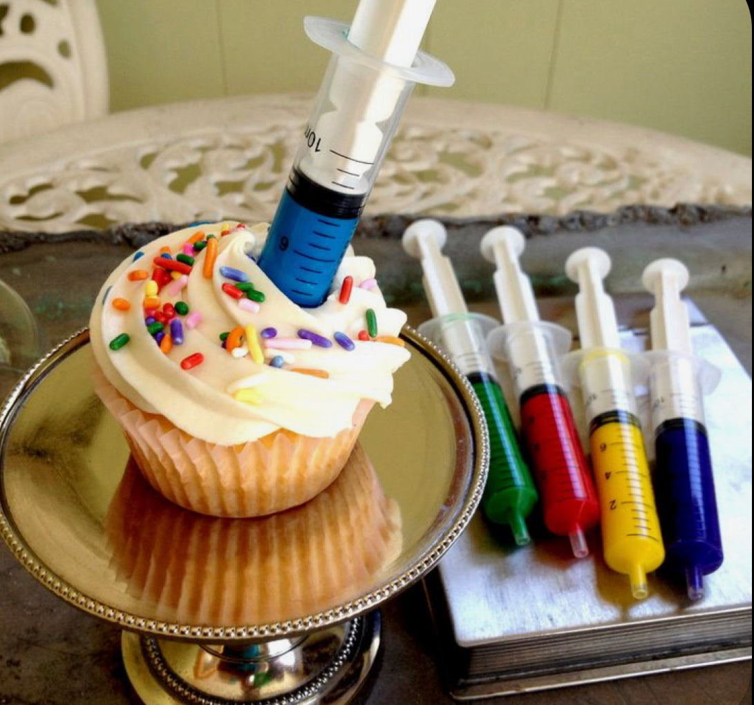 Bakewareind Syringe toppers Desserts Cake ,6pc pack freeshipping - Bakewareindia