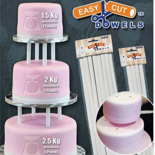 8 pcs Cake Dowel set freeshipping - Bakewareindia