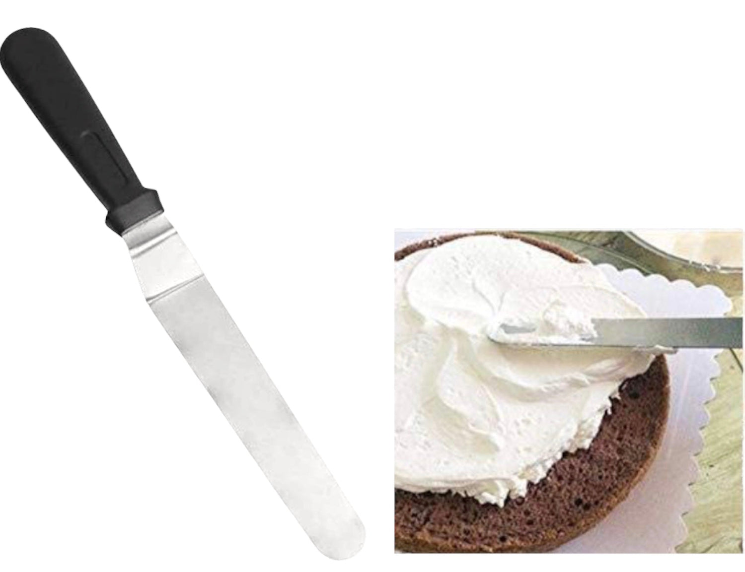 Bakewareind 12” Bent Icing Palette Knife freeshipping - Bakewareindia