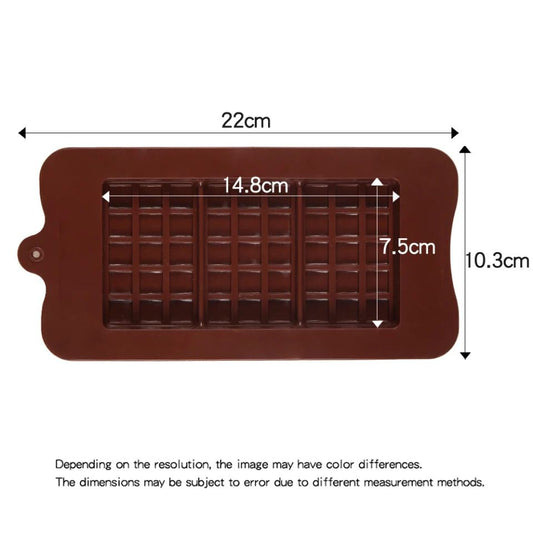 Bakewareind 3 in 1 Bar Chocolate Silicone Mould