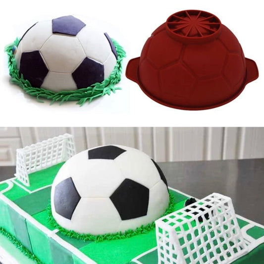 Bakewareind 3D Football Cake Silicone Mould - Bakewareindia
