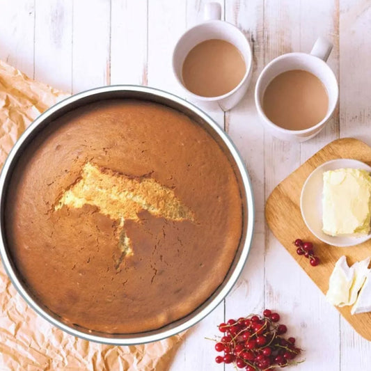 Bakewareind 5x4inch aluminium deep cake pan - Bakewareindia