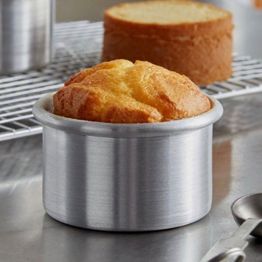 Bakewareind 5x4inch aluminium deep cake pan - Bakewareindia