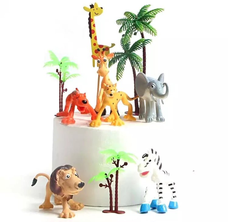 Bakewareind Animal Zoo Toy Cake Topper Set - Bakewareindia