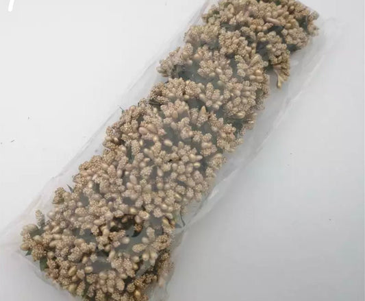 Bakewareind Artificial Flower Pollens ,Pack of 100pcs , Golden - Bakewareindia