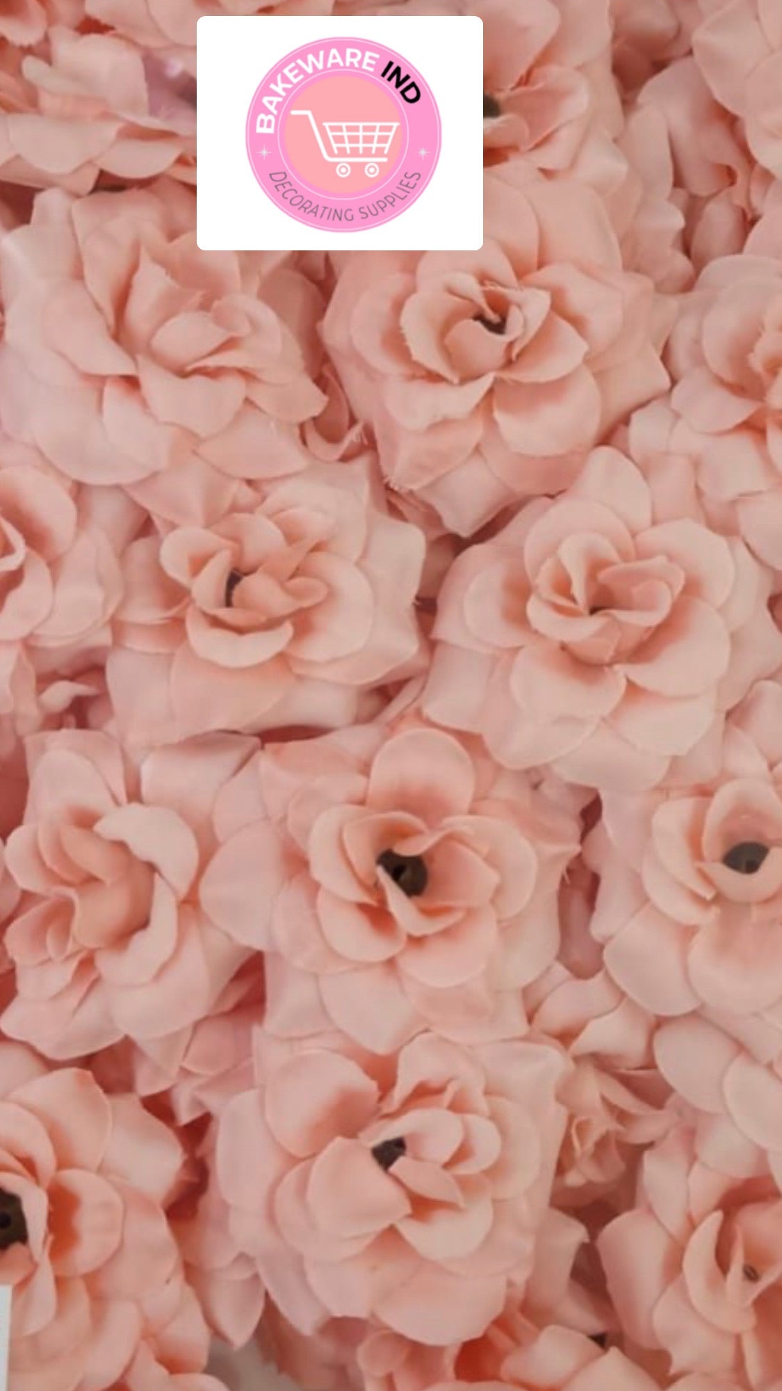 Bakewareind Artificial Peach Bloom Flower,10pc set - Bakewareindia