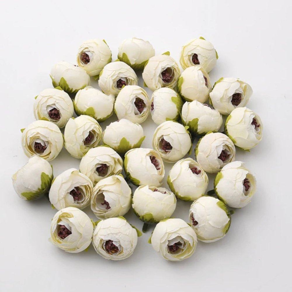 Bakewareind Artificial Shaded Peony Flower ,10pcs - (Select Colors) - Bakewareindia