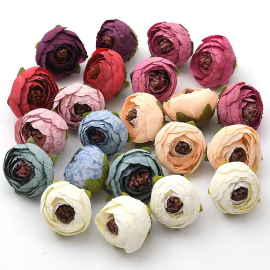 Bakewareind Artificial Shaded Peony Flower ,10pcs - (Select Colors) - Bakewareindia