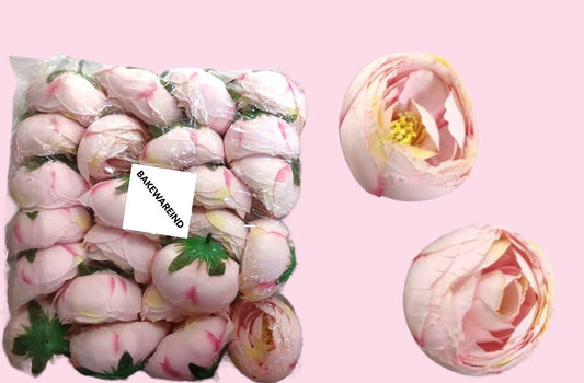 Bakewareind Baby Pink Large Peony Flower 6 pcs - Bakewareindia