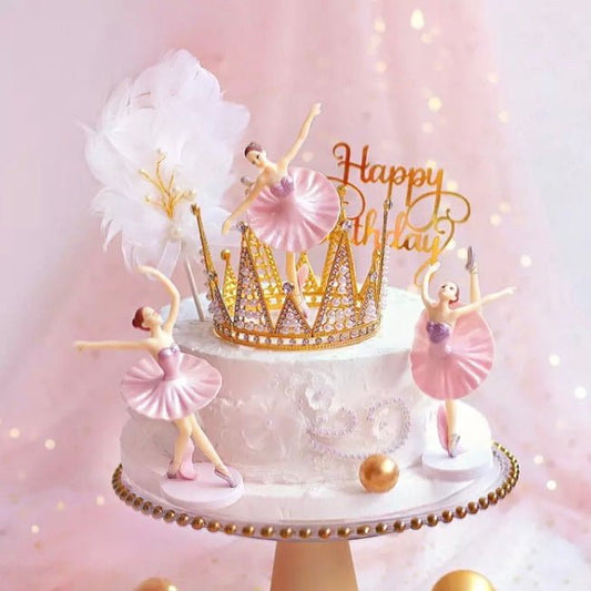 Bakewareind Ballerina Toy Topper For Cake Decorating - Bakewareindia
