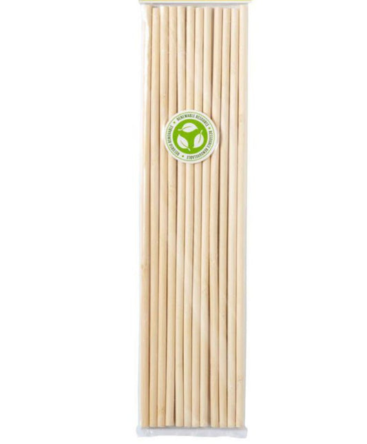 Bakewareind Bamboo Wooden Dowels ,pack of 12pc - Bakewareindia