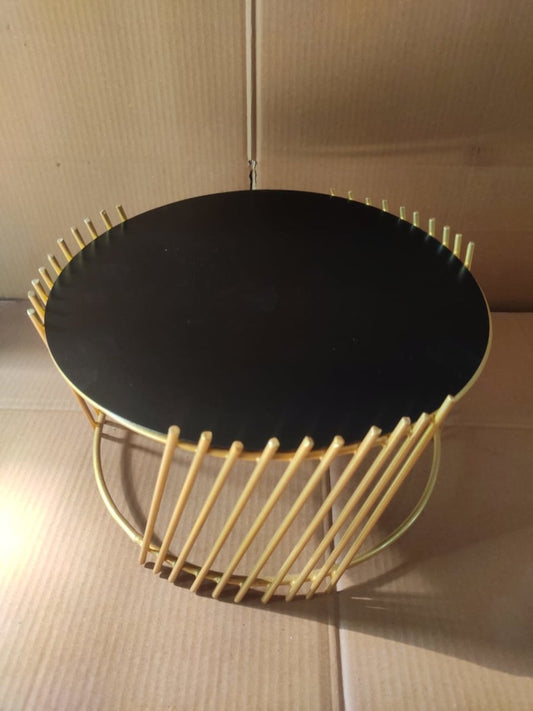 Bakewareind Black Designer Metal Cake stand - Bakewareindia
