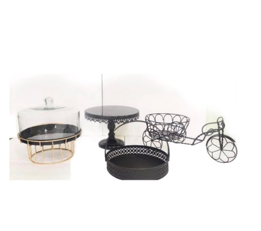 Bakewareind Black Elegant Combo Set, 4pcs - Bakewareindia