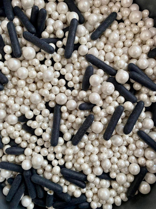 Bakewareind Black Magic Sprinkle Mix ,100gram - Bakewareindia